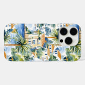 トロピカルブルー地中海の Case-Mate iPhoneケース (裏面 (横))