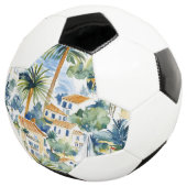 トロピカルブルー地中海風  サッカーボール (3/4)