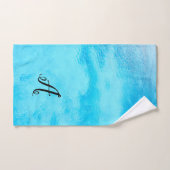 トロピカルブルー水浴タオルセット バスタオルセット (ハンドタオル)