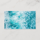 トロピカルブルー海波 名刺 (裏面)