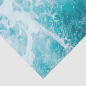 トロピカルブルー海波 薄葉紙 (詳細)