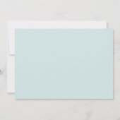 トロピカルブルー5枚写真ウェディングセーブザデート セーブザデート (裏面)