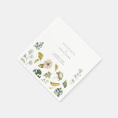 トロピカルブレンド水カラー スタンダードカクテルナプキン (角)