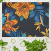 トロピカルブーケ キッチンタオル (折り畳み)