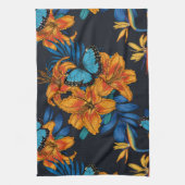 トロピカルブーケ キッチンタオル (縦)