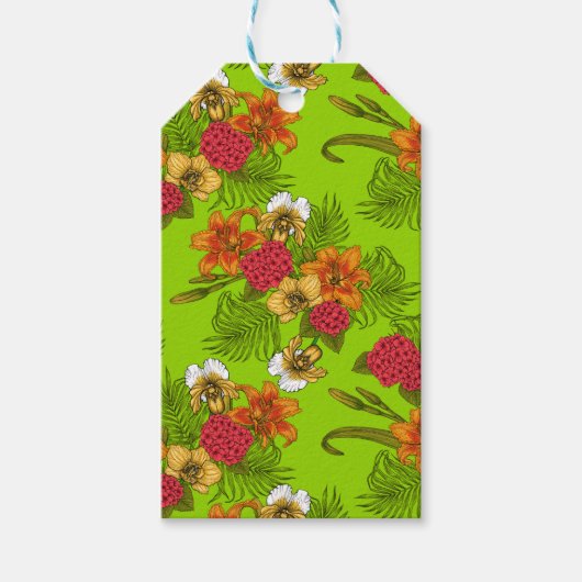 トロピカルブーケ ギフトタグ (正面)