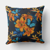 トロピカルブーケ クッション (裏面)