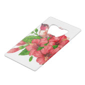 トロピカルブーケ クレジットカード栓抜き (裏面アングル)