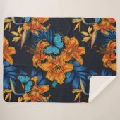 トロピカルブーケ シェルパブランケット (正面(横))