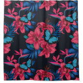 トロピカルブーケ シャワーカーテン (正面)