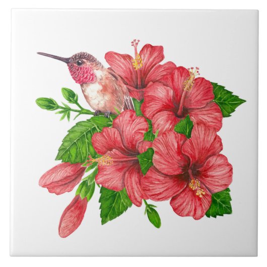 トロピカルブーケ タイル (正面)