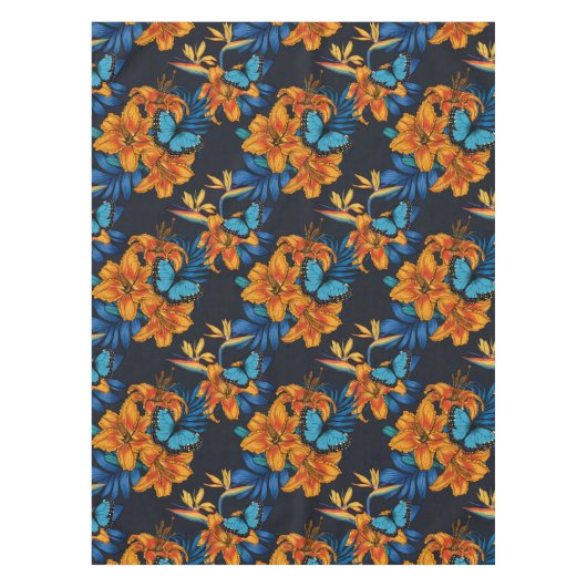 トロピカルブーケ テーブルクロス (正面)