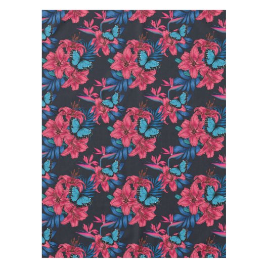 トロピカルブーケ テーブルクロス (正面)