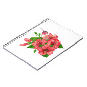 トロピカルブーケ ノートブック (左側)
