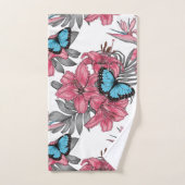 トロピカルブーケ バスタオルセット (ハンドタオル)