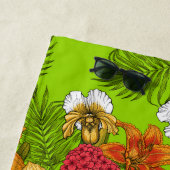 トロピカルブーケ ビーチタオル (インサイチュ)