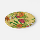 トロピカルブーケ ペーパープレート (アングル)