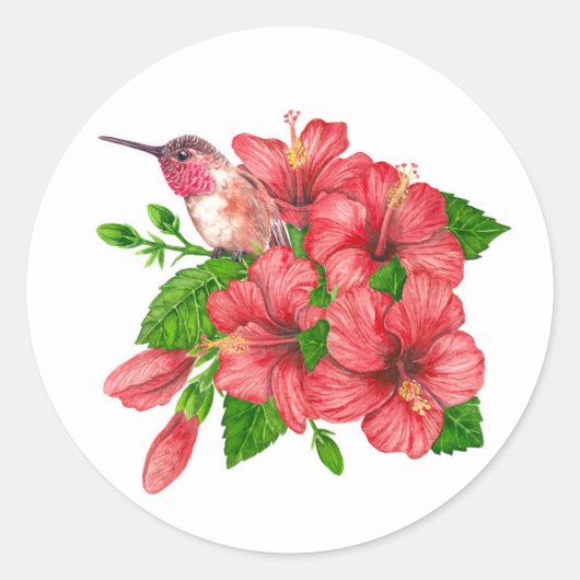 トロピカルブーケ ラウンドシール (正面)