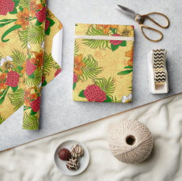 トロピカルブーケ ラッピングペーパー