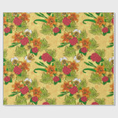トロピカルブーケ ラッピングペーパー (フラット)