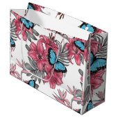 トロピカルブーケ ラージペーパーバッグ (正面アングル)