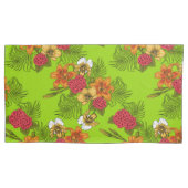 トロピカルブーケ 枕カバー (正面左)