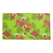 トロピカルブーケ 枕カバー (裏面-左)