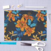 トロピカルブーケ 薄葉紙 (クラフト)