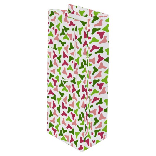 トロピカルブーメランシンプル抱き枕 ワインギフトバッグ (正面アングル)