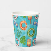 トロピカルプカラフルールパーティー 紙コップ (右)