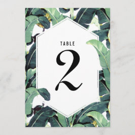 トロピカルプランテーション ウェディング テーブルナンバーカード 招待状