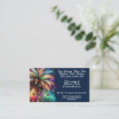 トロピカルプラント子供部屋パームツリーショップセールスエティ 名刺 (スタンド正面)