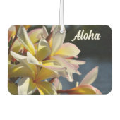 トロピカルプルメリアフランギパニフラワーズアロハ カーエアーフレッシュナー (正面)