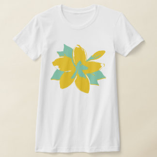 トロピカルプルメリアブライト Tシャツ