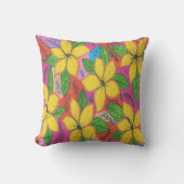 トロピカルプルメリア園 クッション (正面)