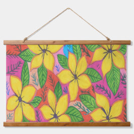 トロピカルプルメリア園 吊り下げ型タペストリー