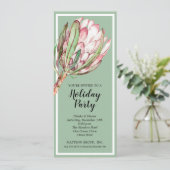 トロピカルプロテアホリデークリスマスパーティの招待状 (スタンド正面)