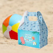 トロピカルプールパーティーサマーブライダルシャワー フェイバーボックス