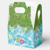 トロピカルプールパーティースイミングプール誕生日 フェイバーボックス (オープン)