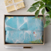 トロピカルプールパーティースイミングプール誕生日 薄葉紙 (ギフト)