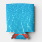 トロピカルプールパーティー |夏の誕生日 缶クーラー (裏面)