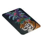 トロピカルヘッドピース付きタイガー マグネット (右側)