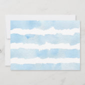 トロピカルベイビーシャワーボーイ、スウィートベイビーボーイグリーン 招待状 (裏面)