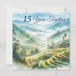 トロピカルベトナムデスティネーションブルーホワイトクラシック カード