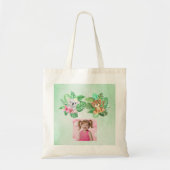 トロピカルベビーアニマルトートバッグ子供の誕生日の好意 トートバッグ (正面)