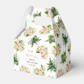 トロピカルベビーシャワーフローラありがとう フェイバーボックス (正面サイド)