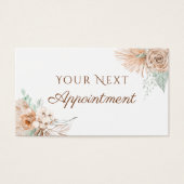 トロピカルベージュとミントアポイントメントカード (正面)