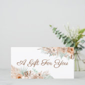 トロピカルベージュとミントギフト証書 (スタンド正面)