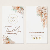 トロピカルベージュとミントパッケージインサート (正面&裏面)