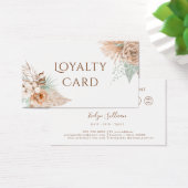 トロピカルベージュとミントロイヤリティカード (デスク)